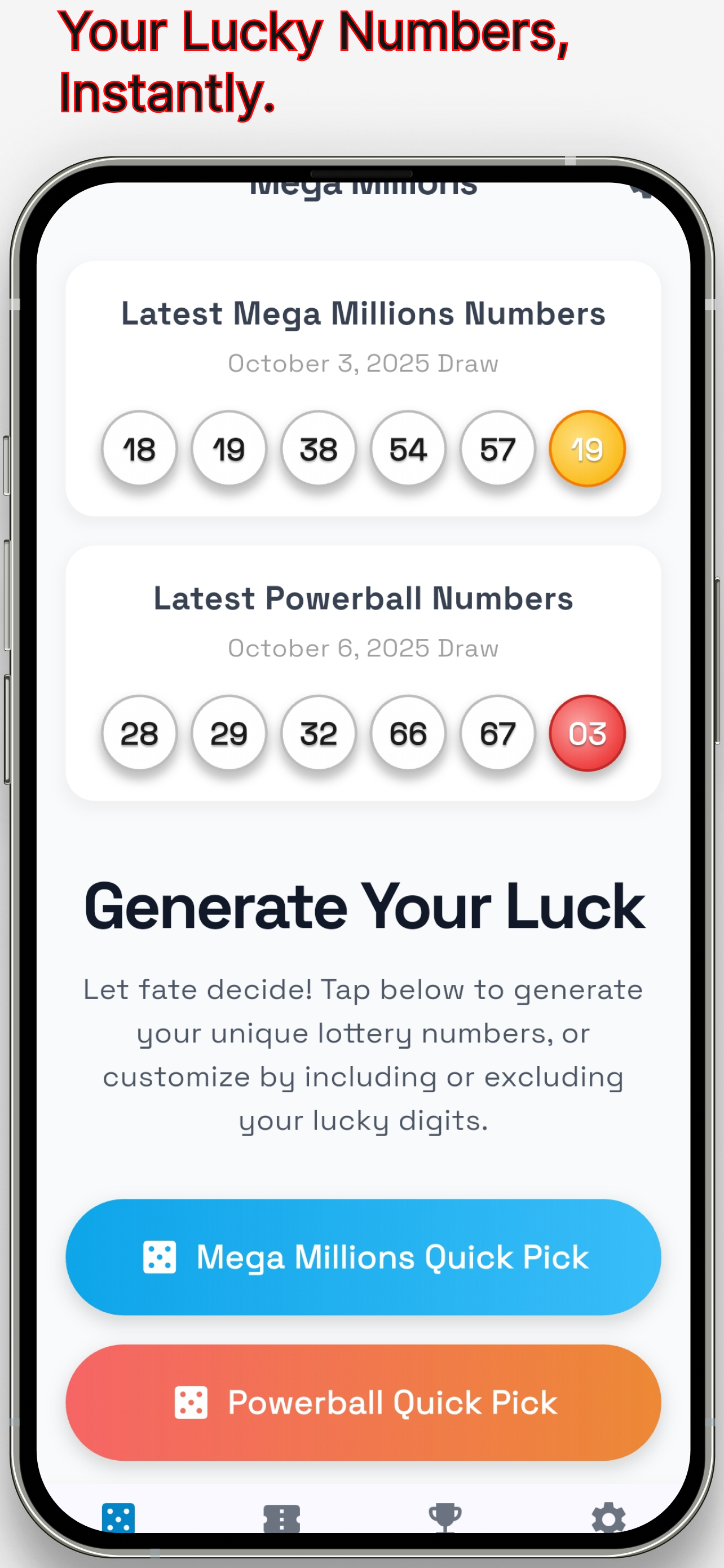App Screenshot - Weekly Fortune Feature