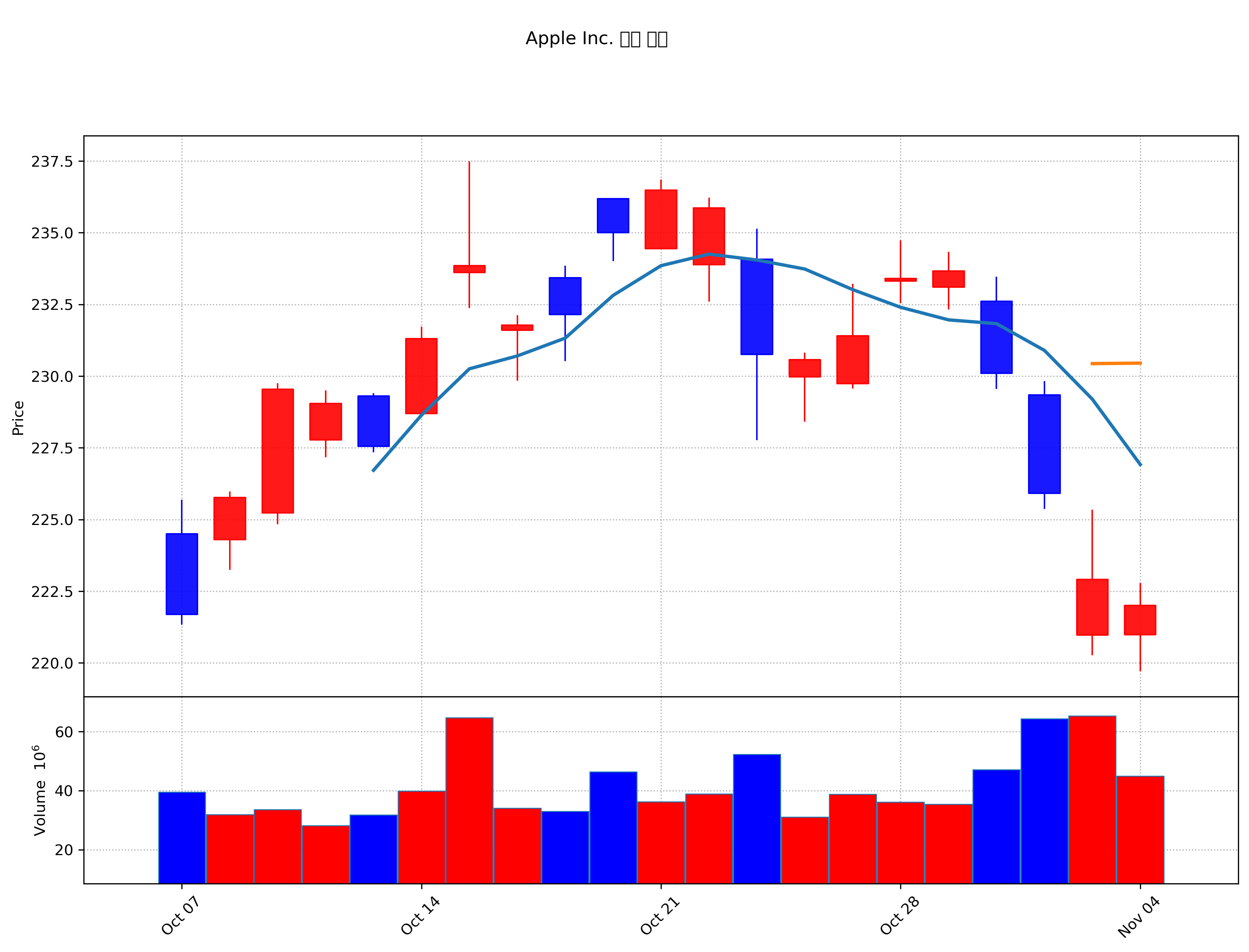 Apple Inc. 주가 차트