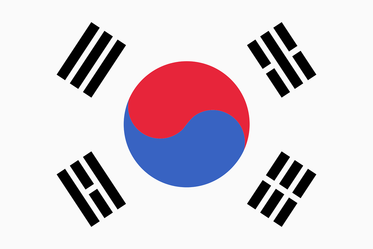 korean flag, republic of korea, flag