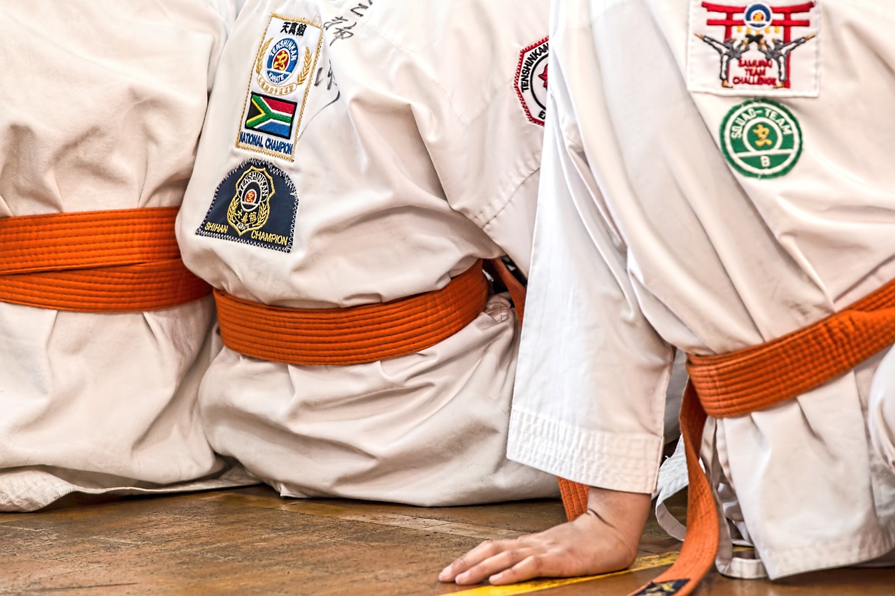 karate, uniform, athletes