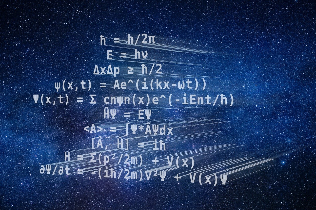 quantum mechanics, quantum theory, wave function, schrödinger equation, hamiltonian, planck's constant, reduced planck constant, photon, energy, frequency, heisenberg uncertainty principle, quantum superposition, quantum entanglement, expectation value, operator, commutator, quantum harmonic oscillator, quantum tunneling, quantum field theory, quantum computing